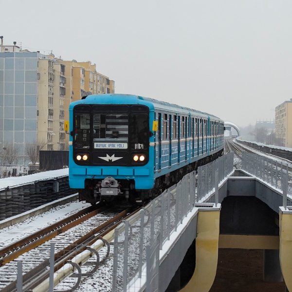 Новый Сергелийский участок ташкентского метрополитена (фотообзор)